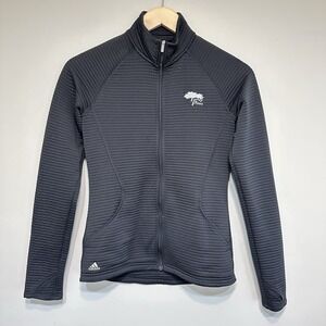 Adidas Golf Women's Ribbed Lightweight Jacket Black Size XS Torrey Pines Logo